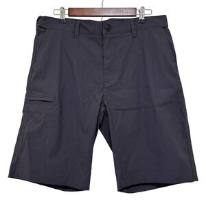 UB Tech Comfort Waist Shorts Mens 34 Charcoal Cargo New UPF 50 Water Repellent